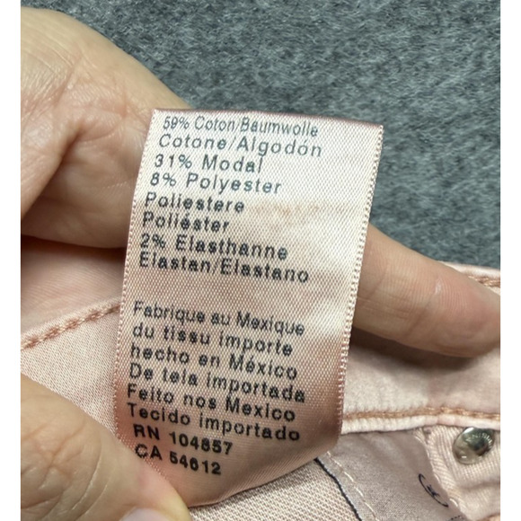 AG Adriano Goldschmied Jeans Womens 26R Pink The Legging Ankle Super Skinny - Picture 12 of 15